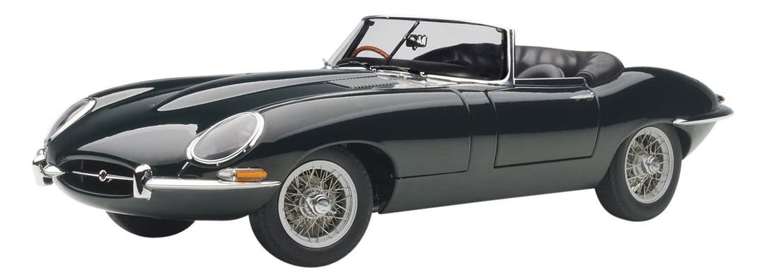 AUTOart 73604 Jaguar - E-Type Roadster Serie I 3.8 Miniaturmodell aus der Sammlung, grün