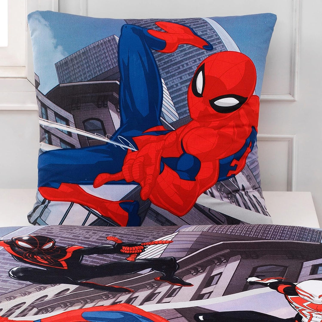 Marvel Spiderman Bettwäsche Bettbezug 135x200 80x80 Baumwolle · Kinderbettwäsche Teenager-Bettwäsche