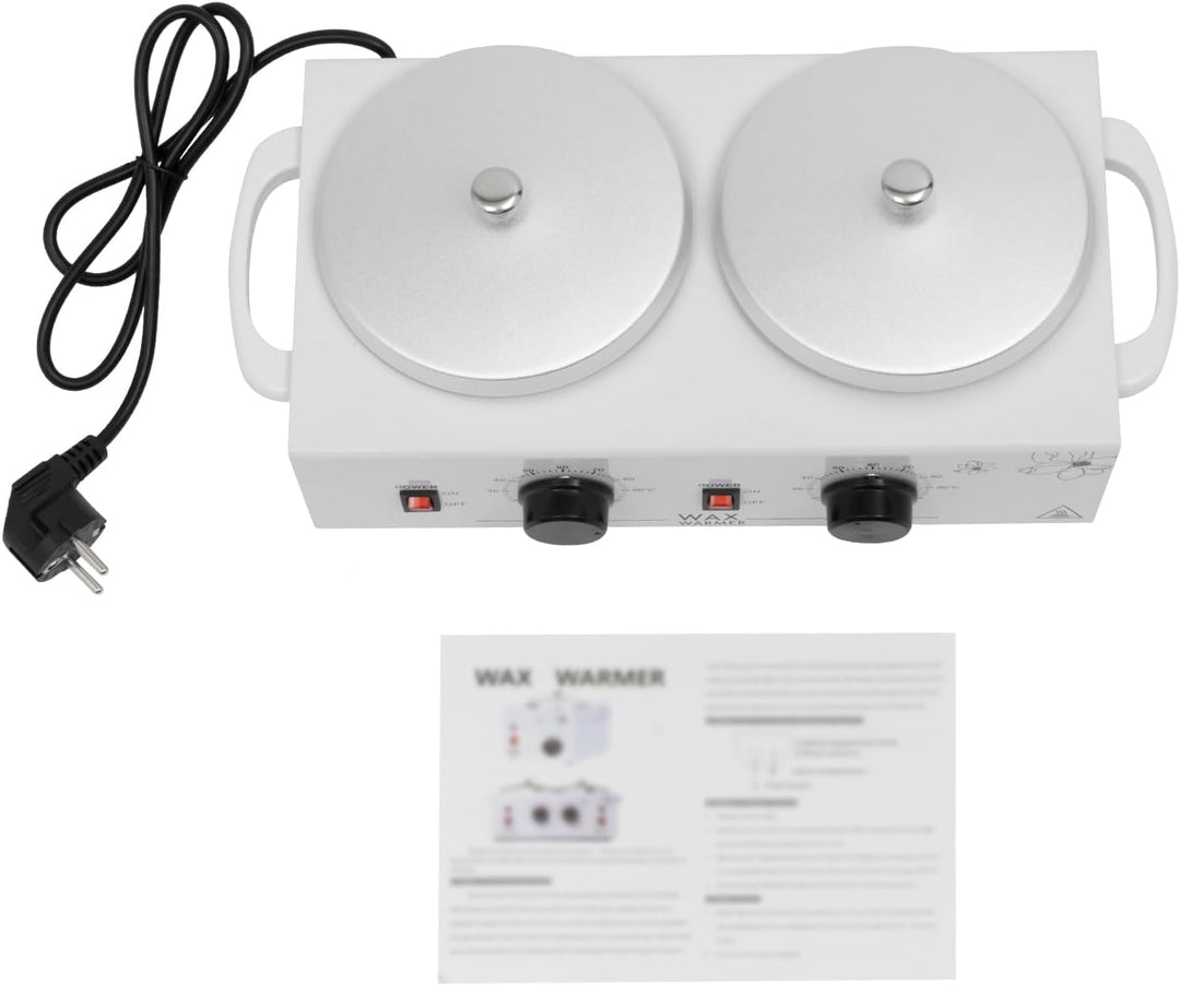 Wax Maschine Tragbar Warmwachsgerät 200W elektrischer Wachswärmer Gerät Wachsschmelzer Doppel Wachsg
