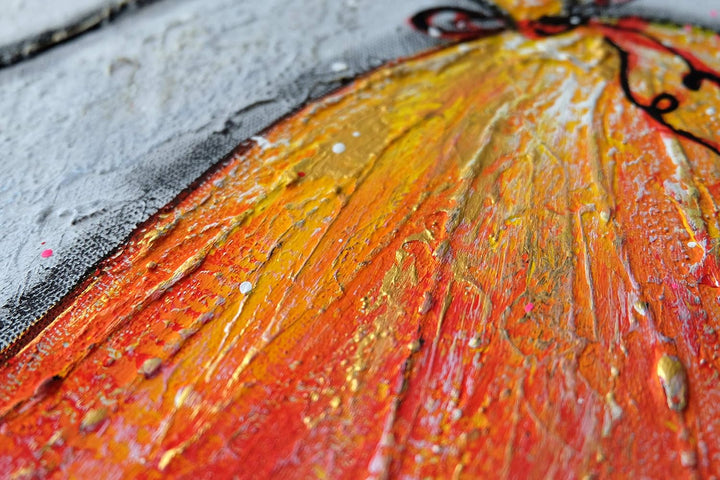 Monica Mirafiori I 100% HANDGEMALT I Gemälde Tanzen ... I 90x70cm | Gemälde Handgemalt | Acrylgemäld