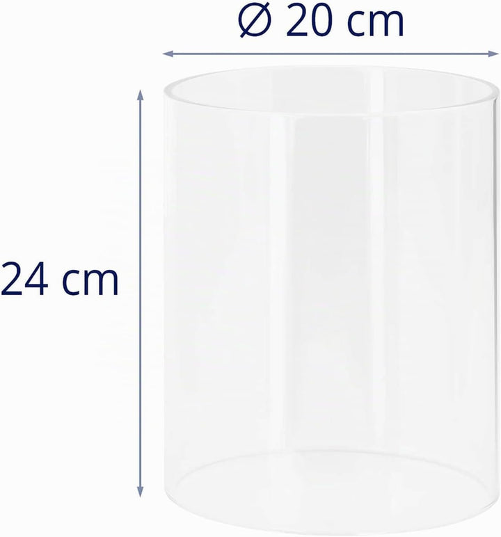 Royal Catering - Hot Dog Maker Hot Dog Gerät Glaszylinder (Ø20 cm, 24 cm Zylinderhöhe, hitzebeständi