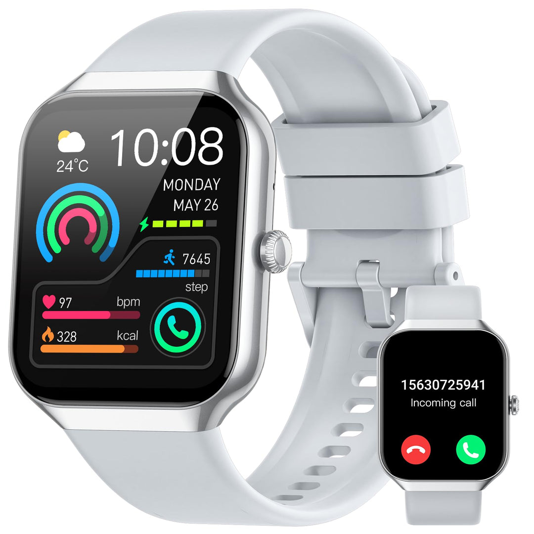 Motast 2025 Smartwatch Damen Herren,1,96" Smart Watch, Telefonfunktion,115+ Sportmodi Schrittzähler