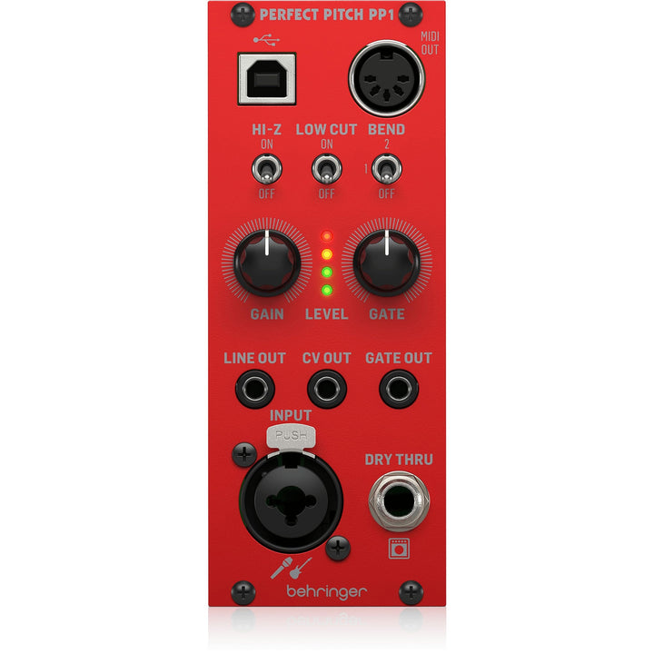 Behringer PERFECT PITCH PP1 Gitarren- und Audio-zu-MIDI-, USB- und CV-Konvertermodul für Eurorack