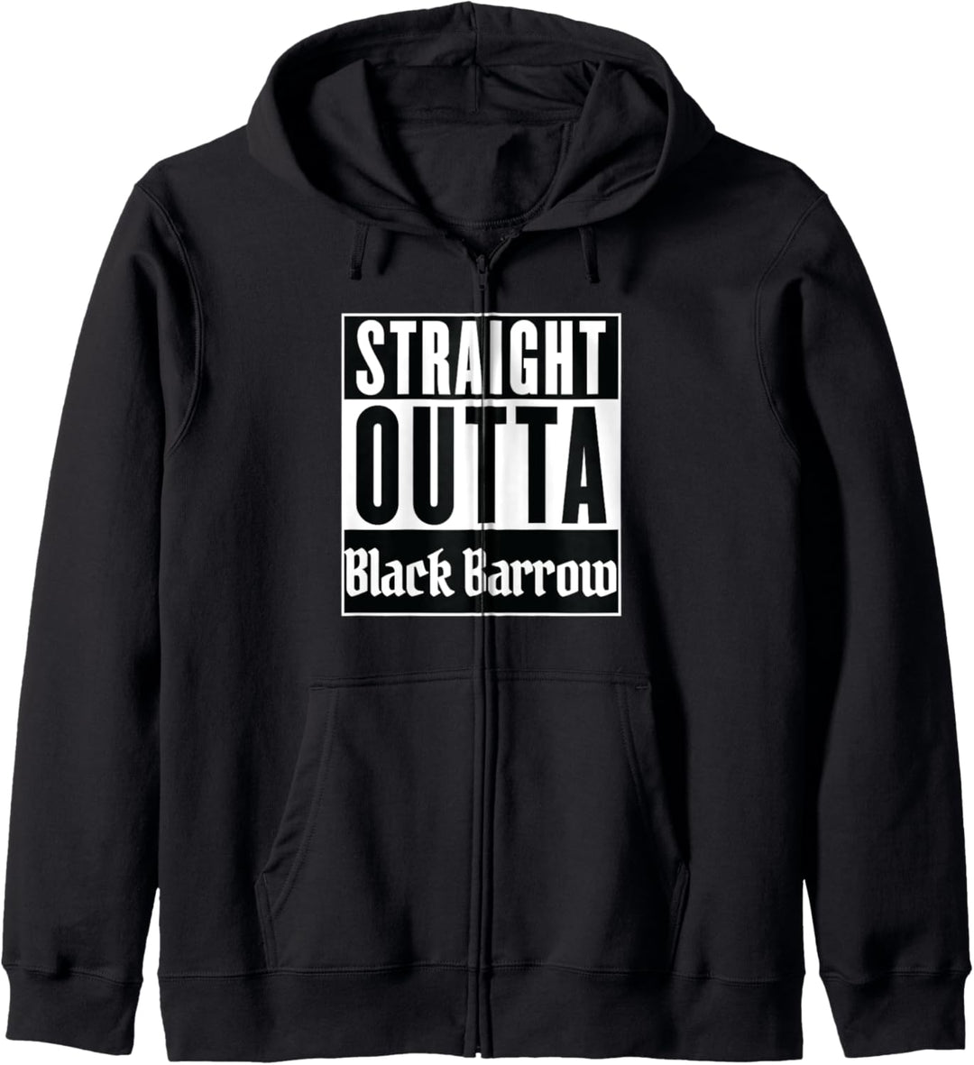 Straight Outta Black Barrow Gloomhaven Coole Brettspielnacht Kapuzenjacke