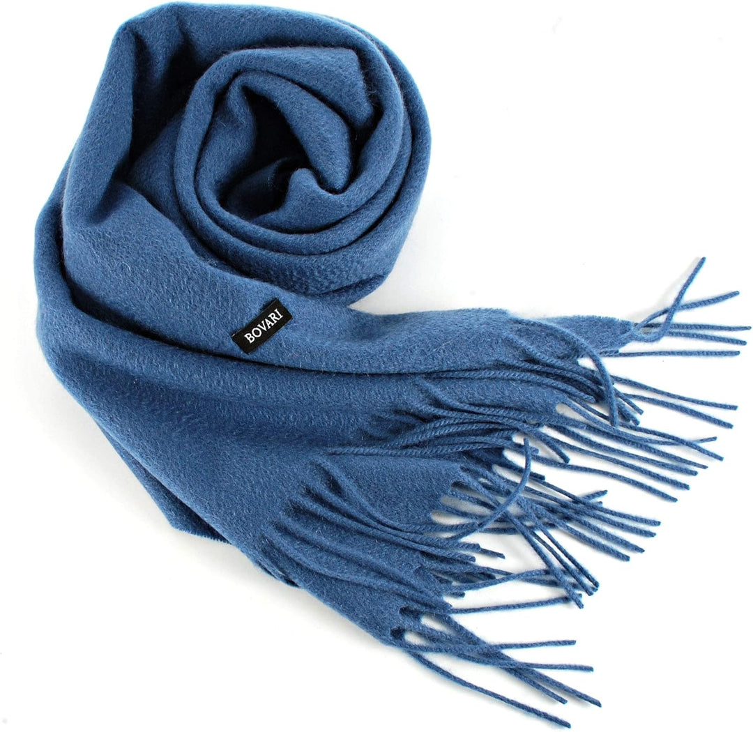 Bovari Kaschmir Schal Damen – 100% Kaschmir/Cashmere – Premium Qualität – 180 x 31 cm - viele Farben