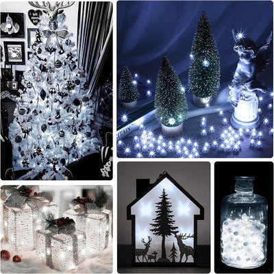 100 Stück LED Ballons Lichter, Mini LED Licht Luftballons Lichter, Runde Led Ballonlichter Weiss Lat