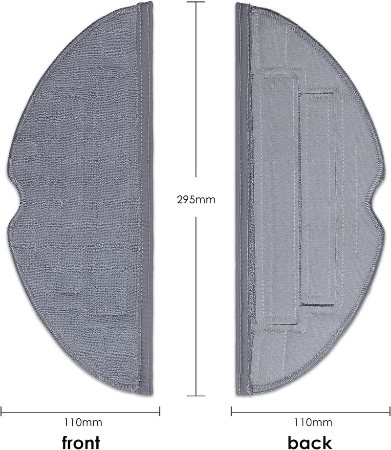 CHAIN PEAK 7 Stück Dual Sonic Wischtuch kompatibel mit Roborock S8 Pro Ultra Roboterstaubsauger, dop