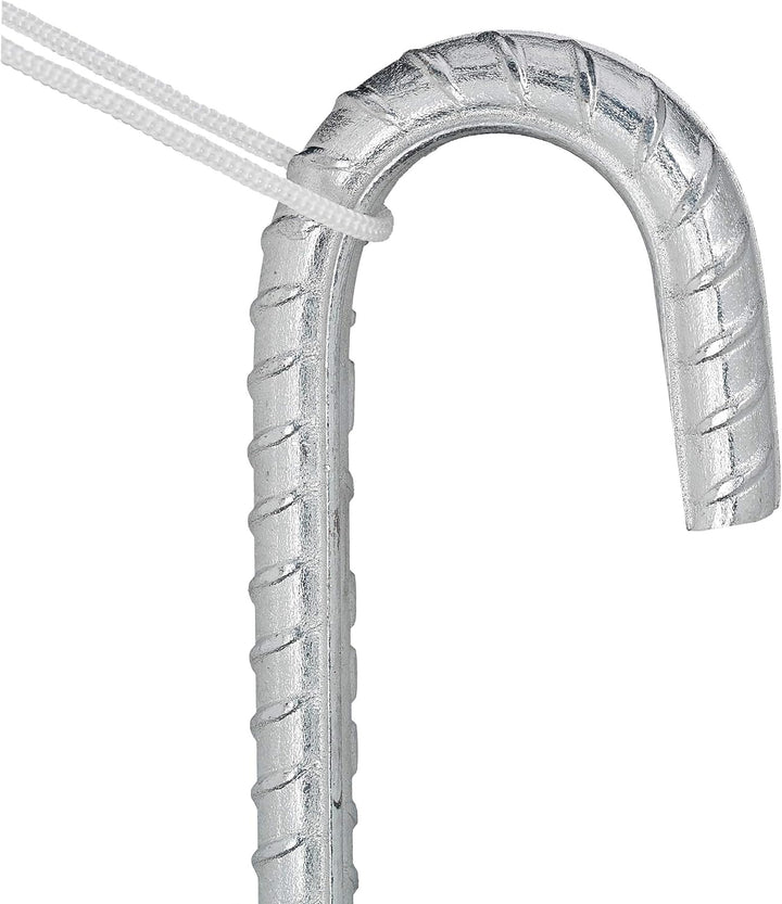 40 x Bodenanker, Lange Zeltheringe für Pavillon, Trampolin, Heringe verzinkter Stahl, 45 cm lang, Bo