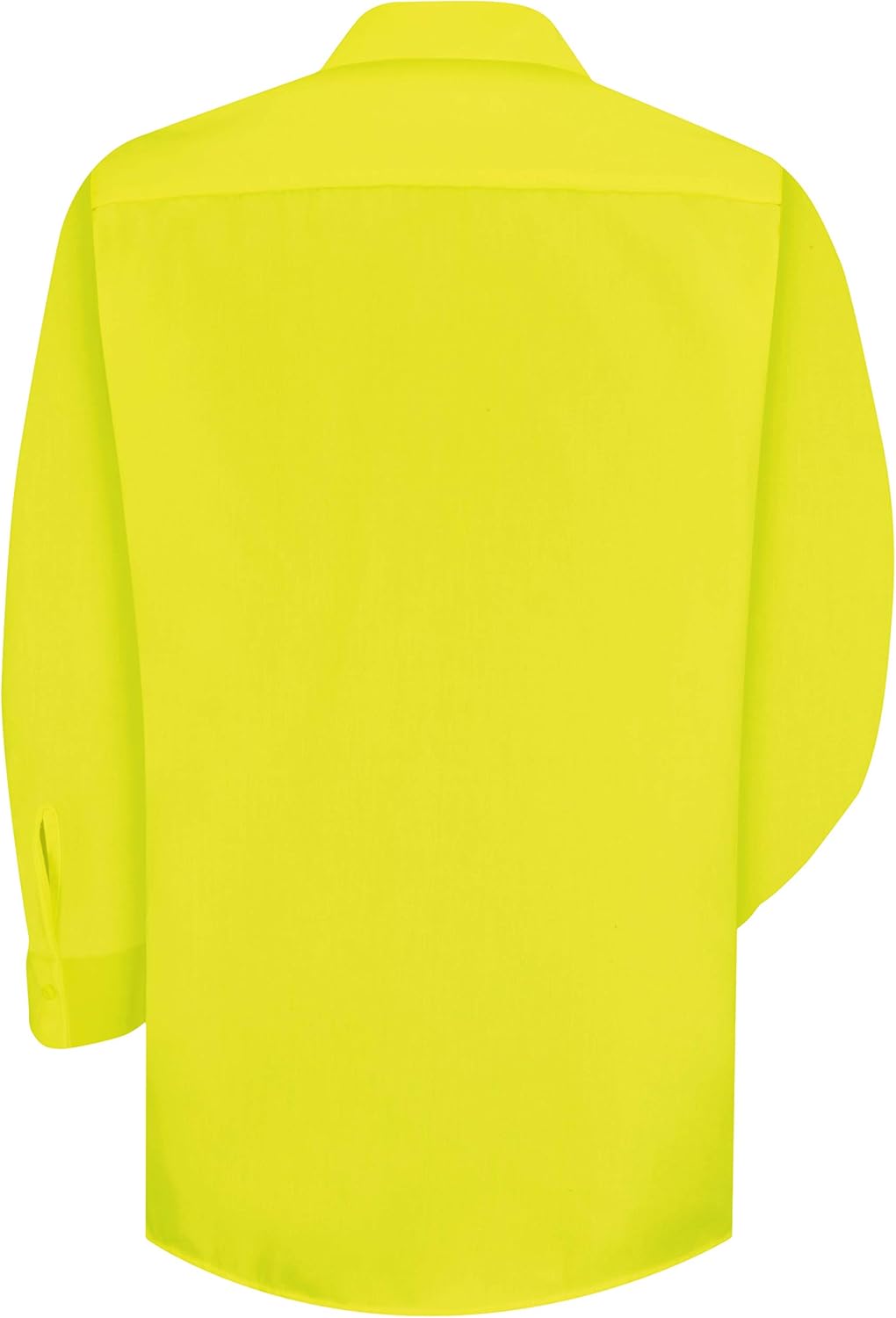 Red Kap Herren Men's Long Sleeve Enhanced Visibility Work Shirt Hemd L Fluoreszierend Gelb/Grün, L F