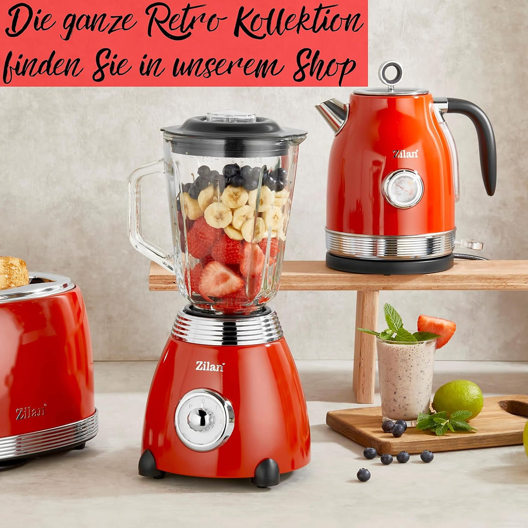 60er Jahre Retro Toaster 2 Scheiben Edelstahl | Toaster 2 Scheiben | Doppelschlitz Toaster | 6 Stufe