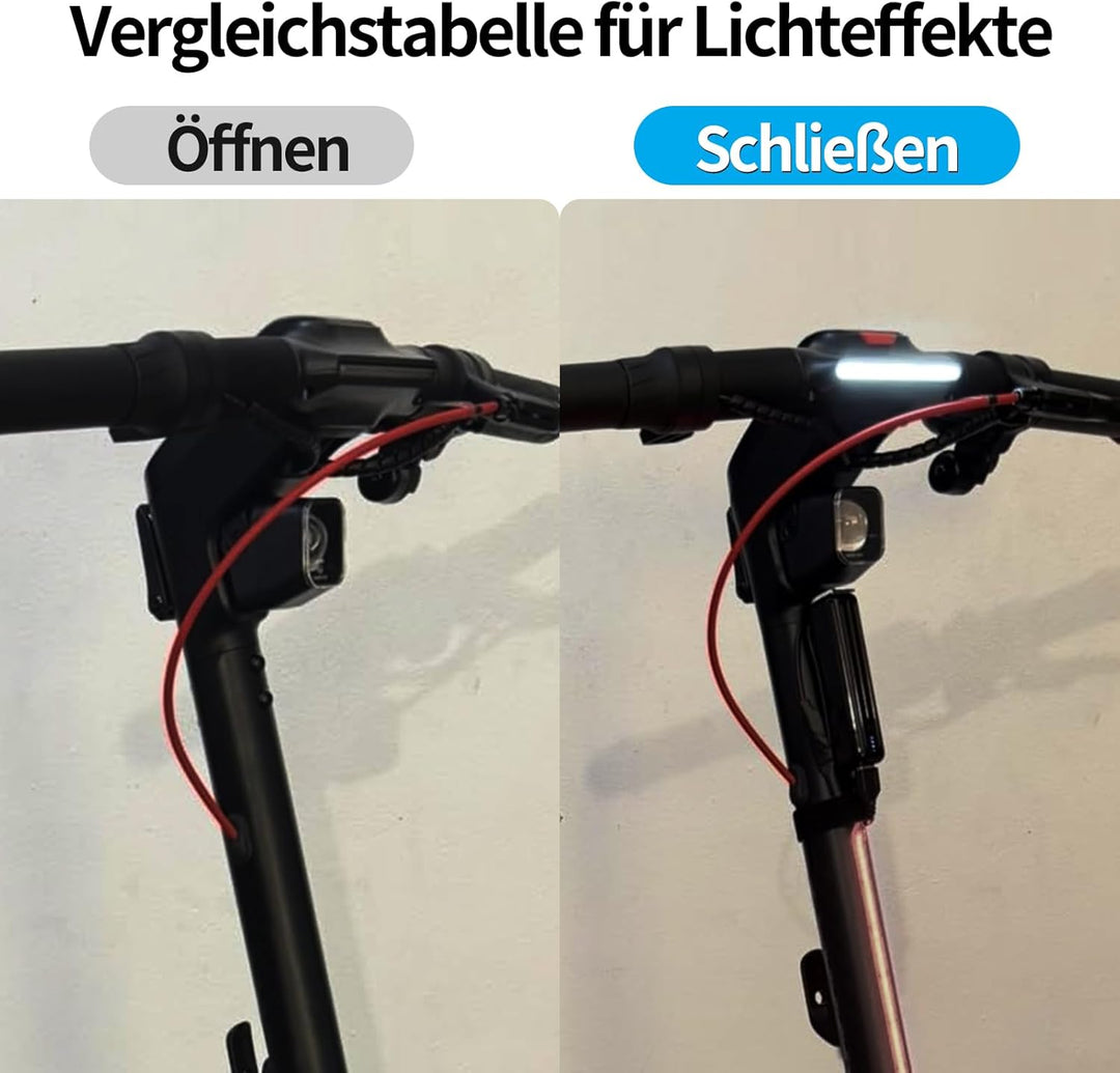 Ebike Frontlichter für Ninebot KickScooter MAX G3 / F3 / F3 Pro Elektroroller Ersatz Scheinwerfer La