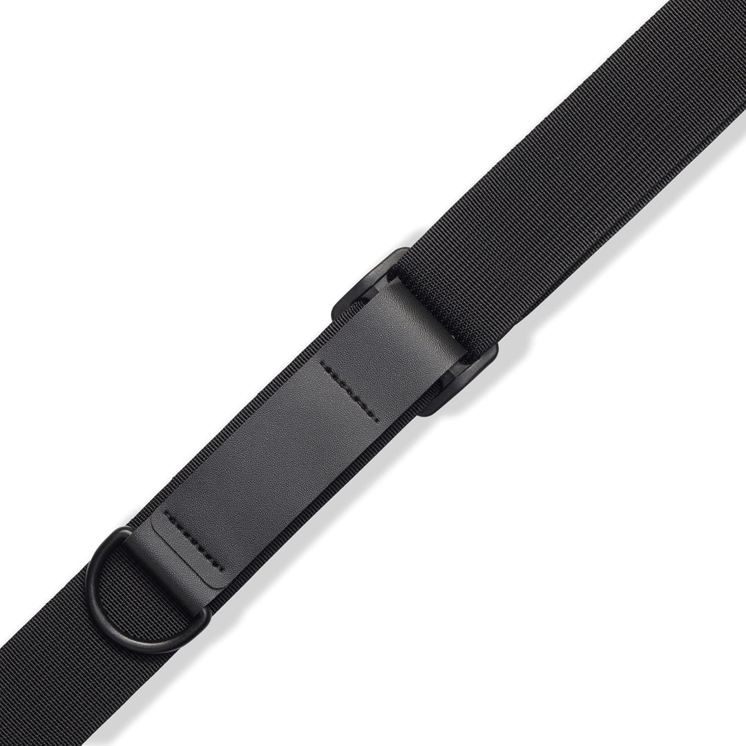 Levy's MRHGP-BLK Gitarrengurt Right Height - Garment Leather Padded 3" - Black Schwarz - Breite, Sch