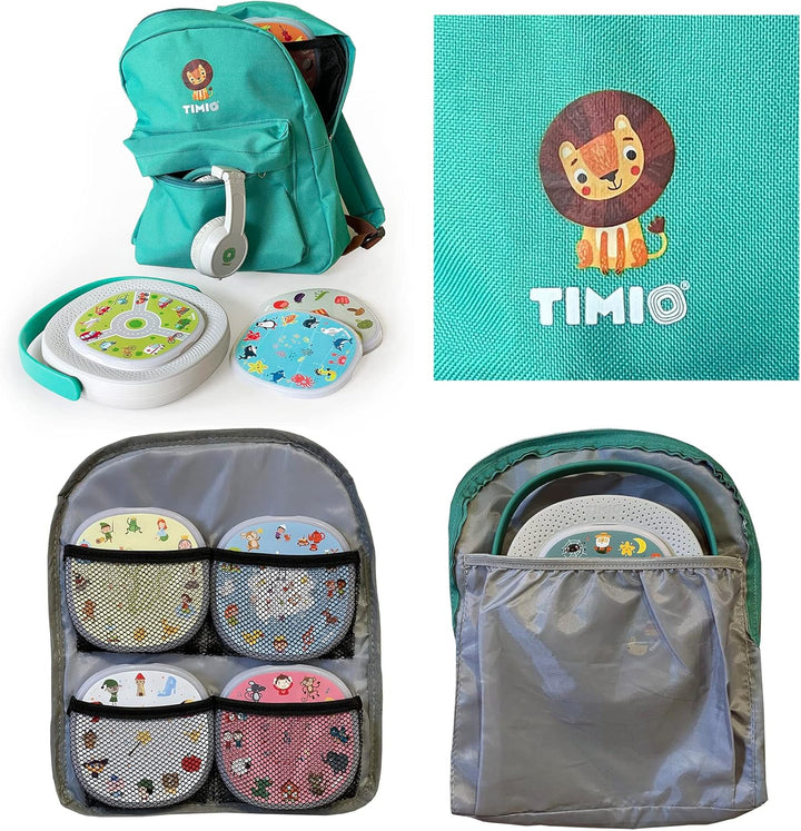 TIMIO Rucksack | Tragetasche und Aufbewahrungstasche Player und Discs | Kinderrucksack