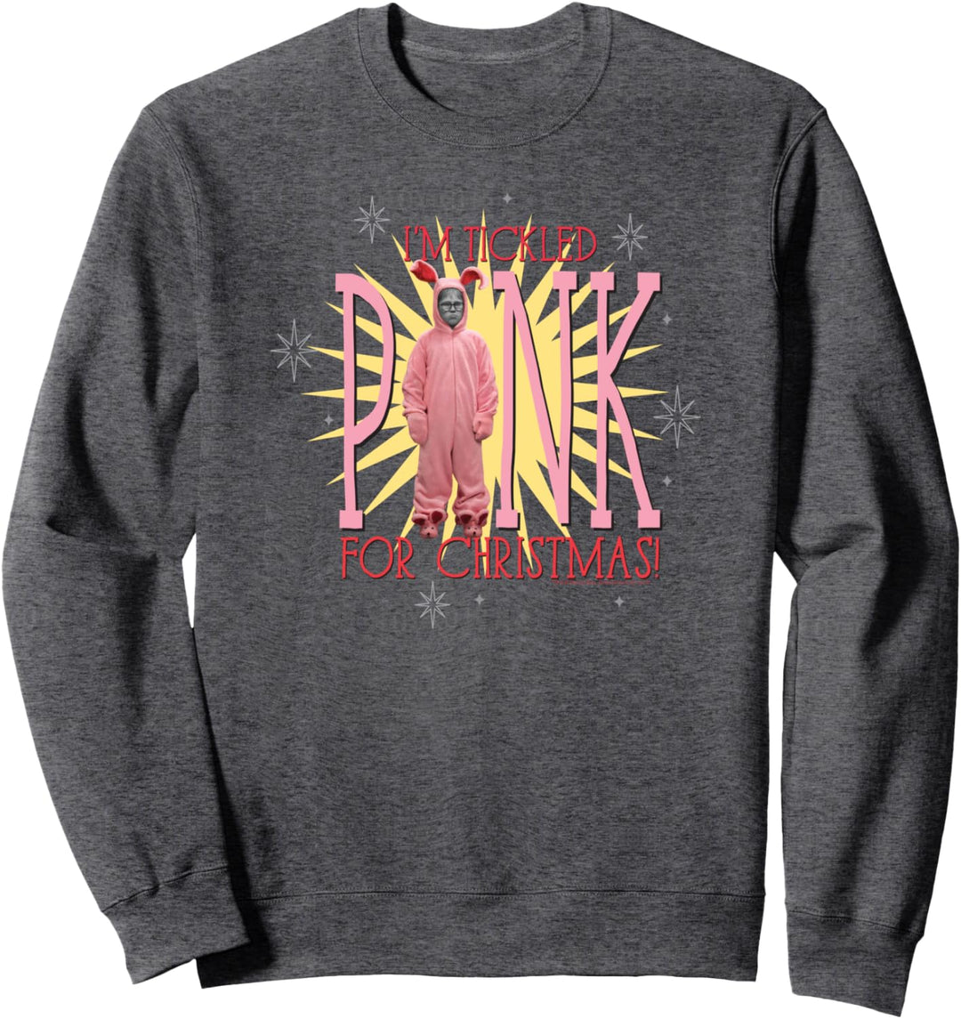 A Christmas Story Tickled Pink Weihnachten Sweatshirt