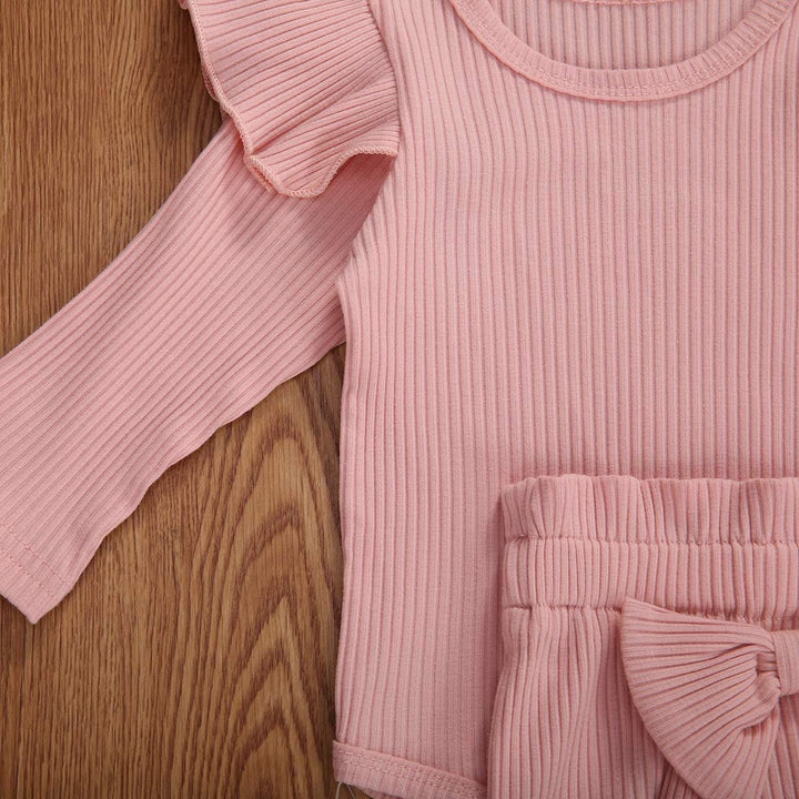 Geagodelia Babykleidung Set Baby Mädchen Kleidung Outfit Langarm Body Strampler + Hose Neugeborene W