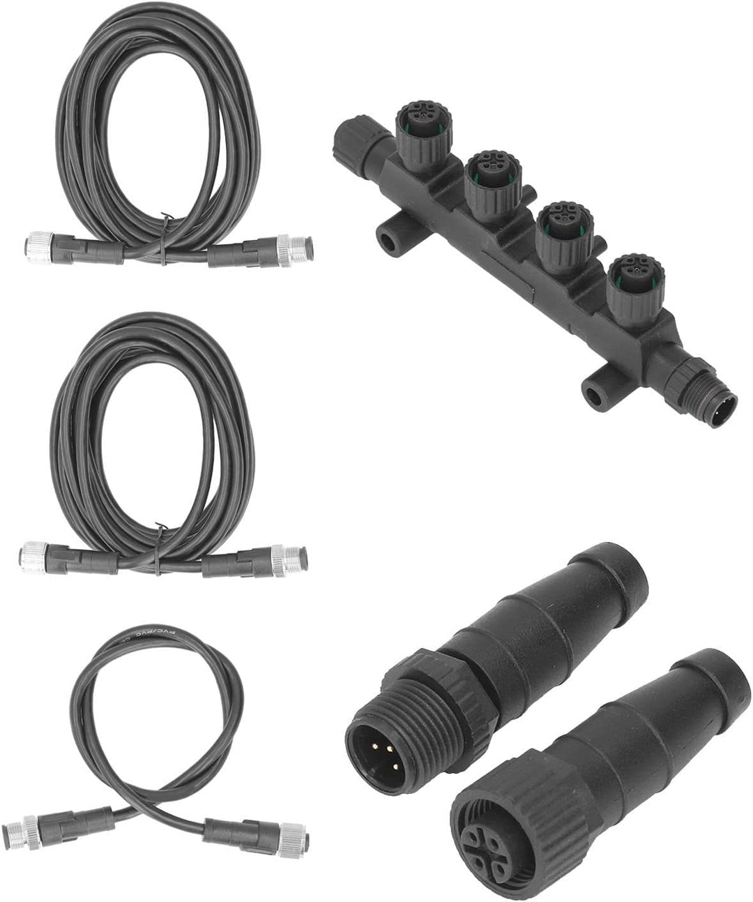 Marine NMEA 2000 Starter Kit Kabelstecker Abschlusskombination ABS Rostfreier Universeller N2K T-Ste