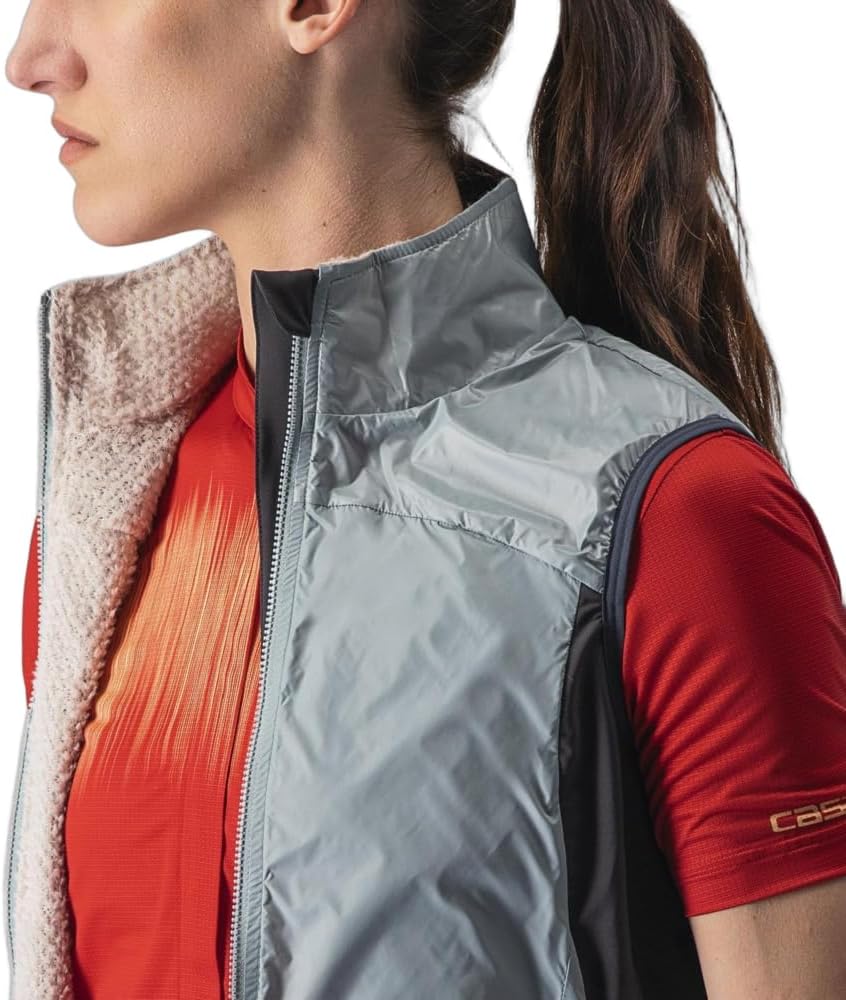 CASTELLI Damen Unlimited W Puffy Vest Sports vest M Eisverteidiger/Silbergrau, M Eisverteidiger/Silb