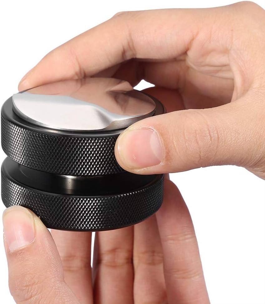 Zerodis 51mm Kaffee Tamper Edelstahl Rostfrei Barista Espresso Tampers Kaffeebohne Presswerkzeug Sol