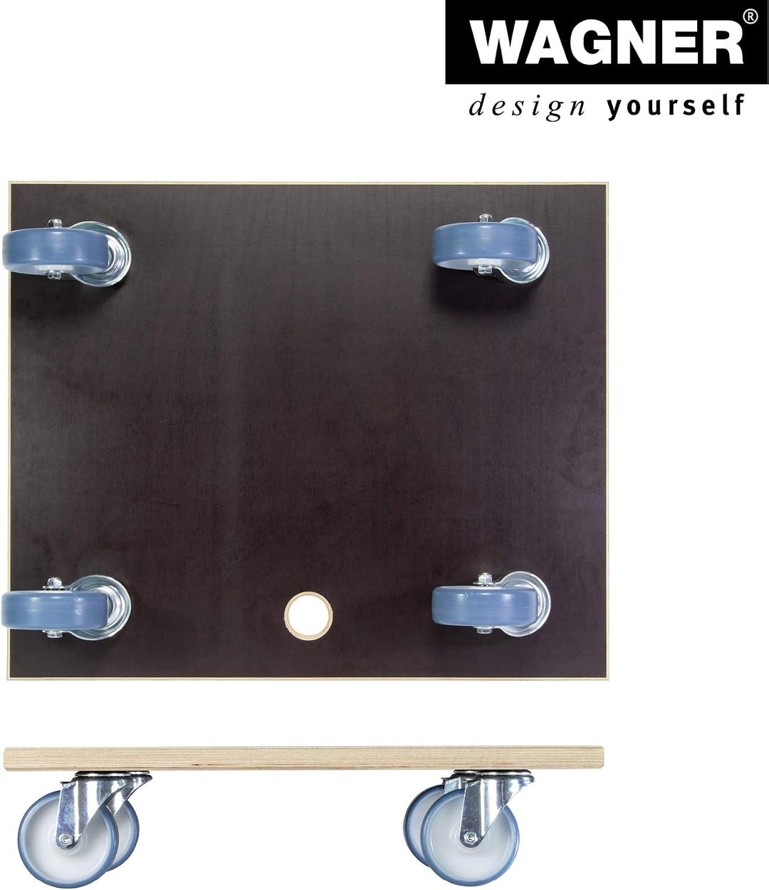 Wagner Transporthilfe MM 1145 I 59 x 49 x 15 cm - Tragkraft 500 kg - Multiplex - für schwer beladene