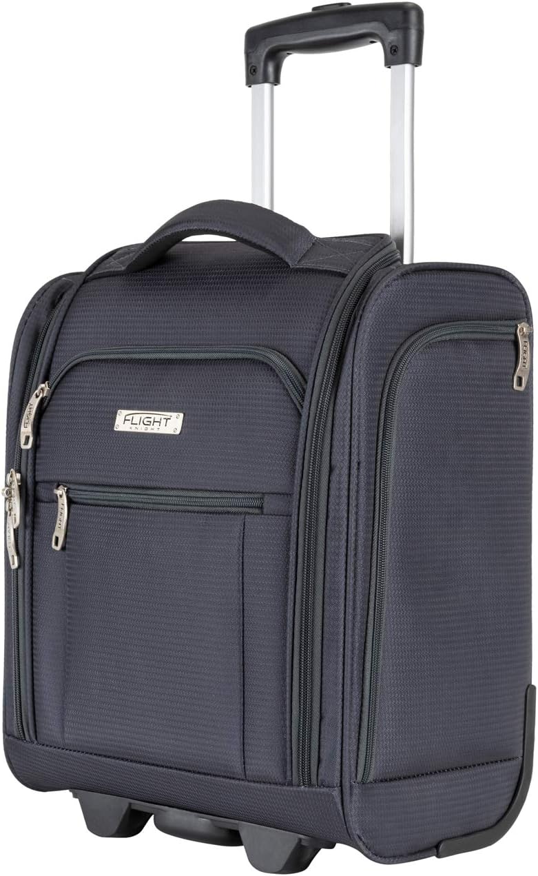 Flight Knight Koffer Zum Verstauen Unter Dem Sitz Mit 2 Rollen easyJet Air Berlin Handgepack 42cm Gr