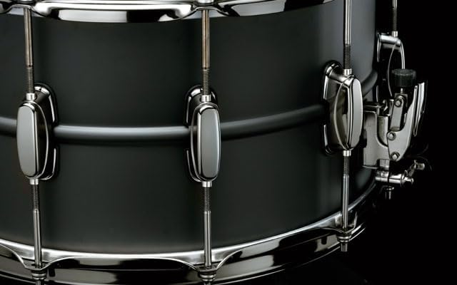 Tama SLP Steel Flat Black Snare - LST148 - 14&