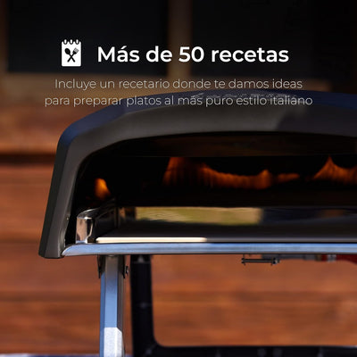 MasterPRO Pizza Oven | Pizza Oven | Portable Gas Oven Set with Quick Cooking up to 500°C | Includes