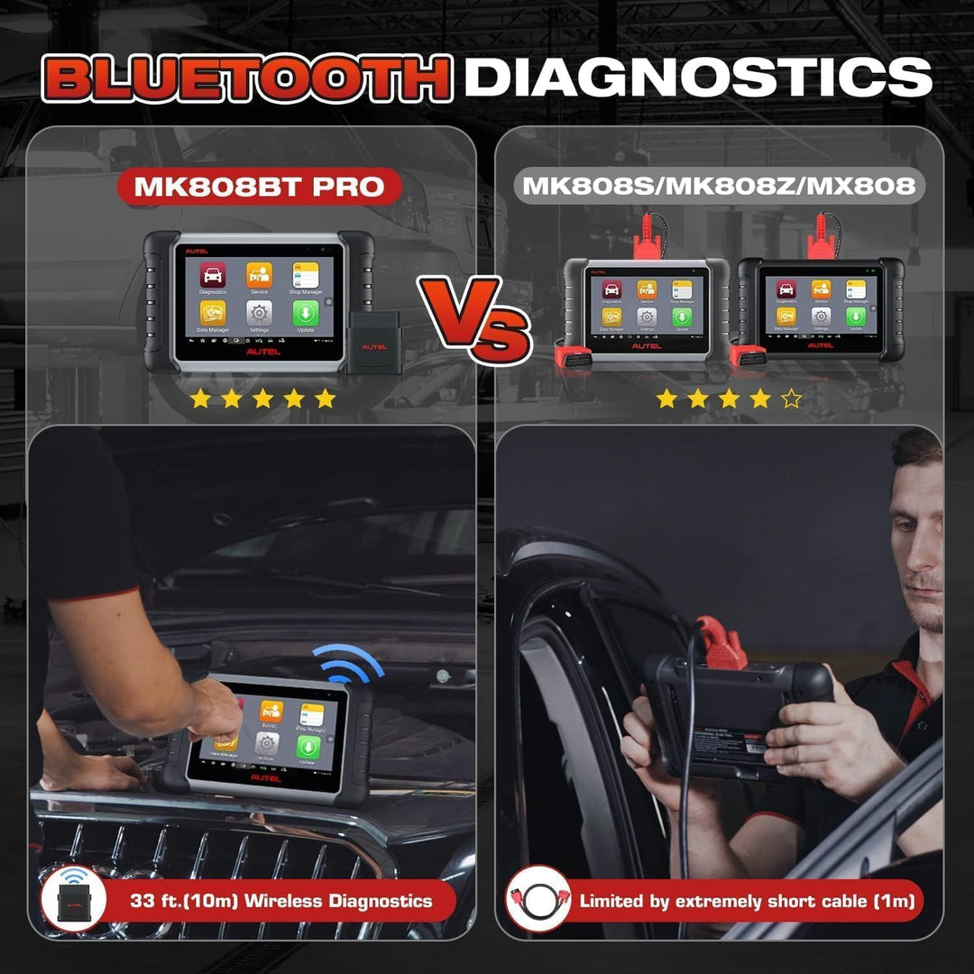 Autel MaxiCOM MK808BT PRO: Android 11, 2024, Aktualisiert von MK808BT/ MK808S/ MK808/ MaxiCheck MX80