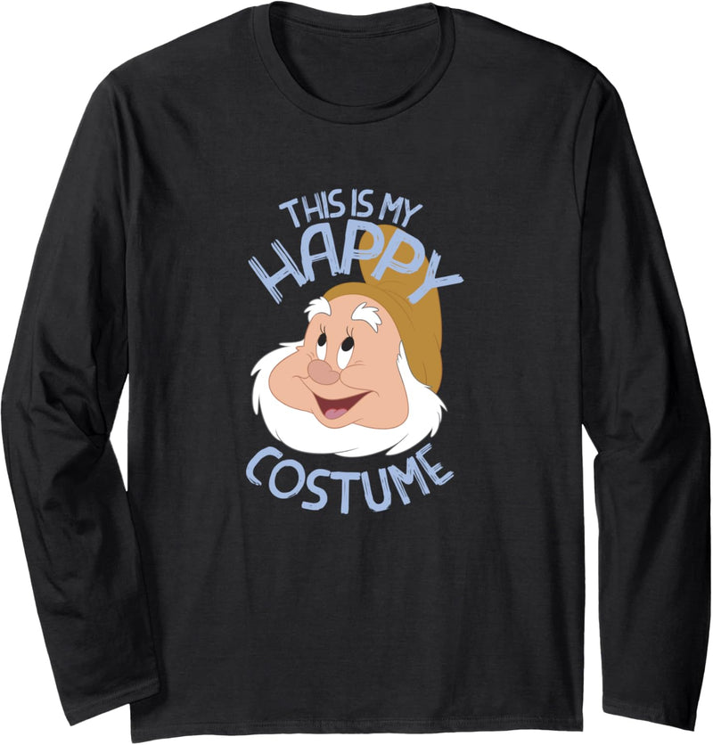 Disney Snow White This Is My Happy Costume Halloween Langarmshirt