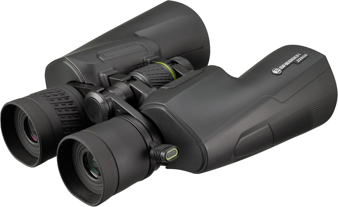Bresser Fernglas 8–22x50 mit Zoom-Vergrösserung Vollvergütung für Naturbeobachtung mit Stativanschlu