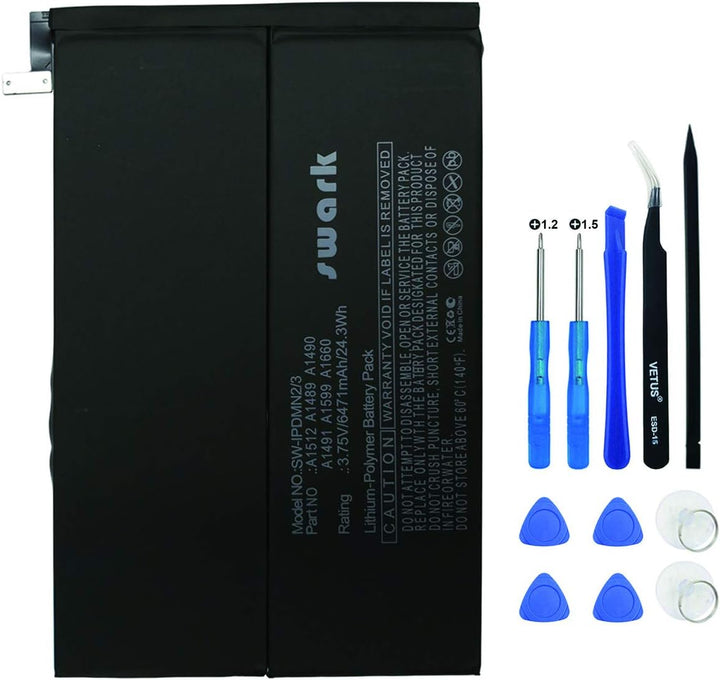 swark Akku Kompatibel mit [iPad] Mini 2 Mini 3 A1599 A1600 A1601 A1489 A1490 A1491 A1512 with Tools