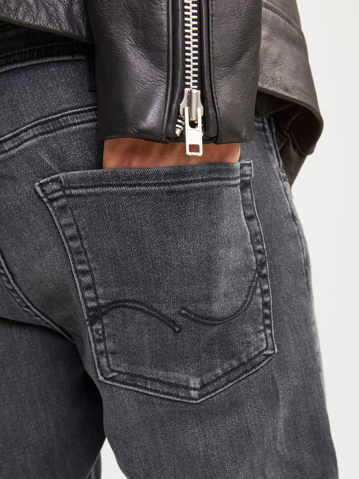JACK & JONES Male Slim Fit Jeans JJIGLENN JJORIGINAL CB 815 NOOS Slim Fit Jeans 27W / 32L Schwarz, 2