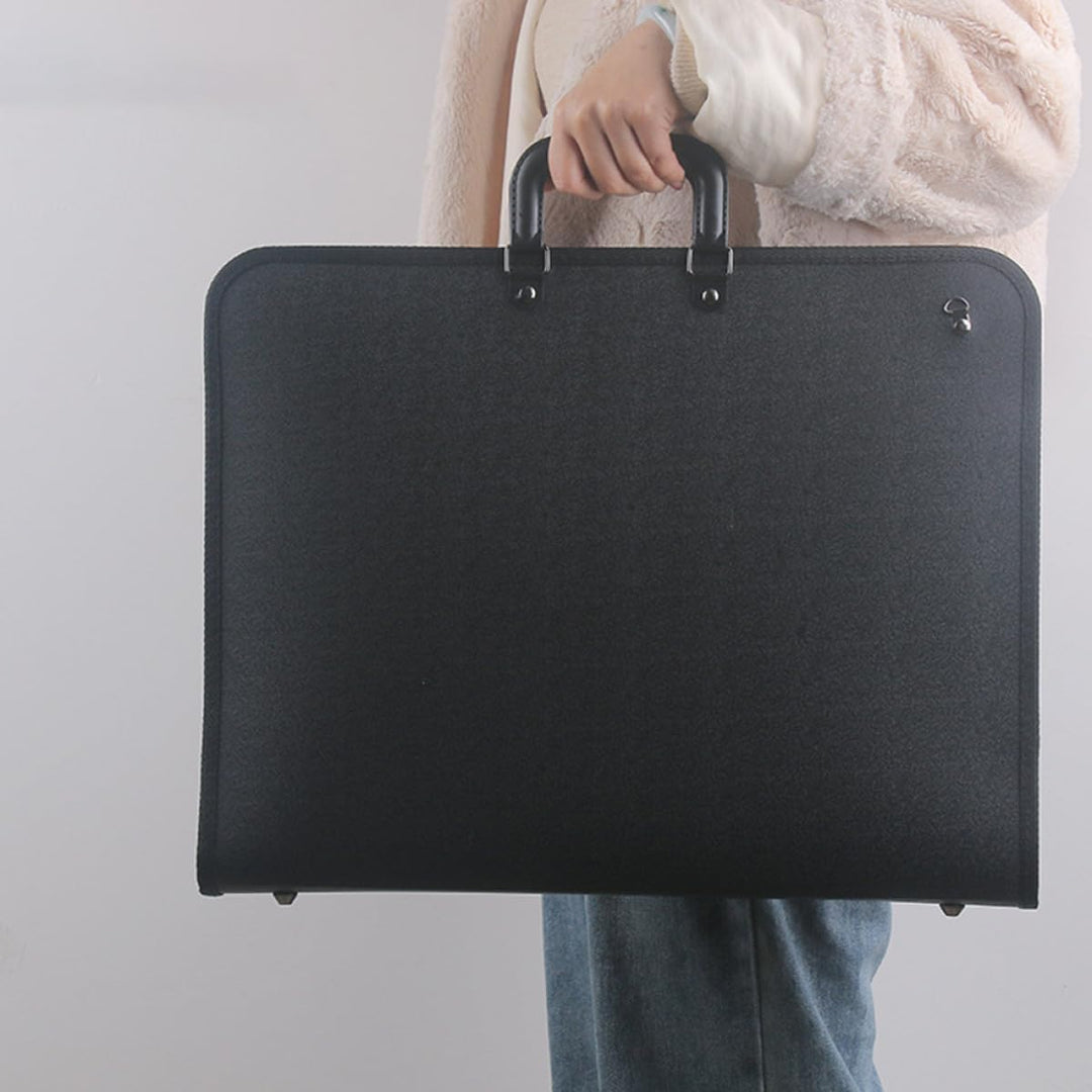 jojofuny Künstlertasche Aufbewahrungstasche 35x46cm mit Griff aus Robustem Material Tragbare Zeichen