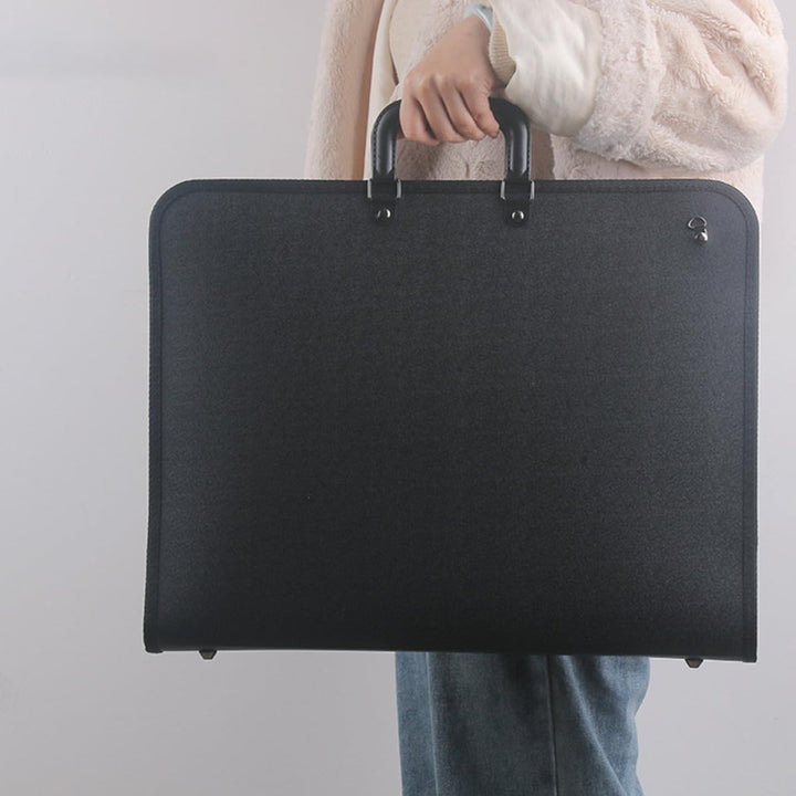 jojofuny Künstlertasche Aufbewahrungstasche 35x46cm mit Griff aus Robustem Material Tragbare Zeichen
