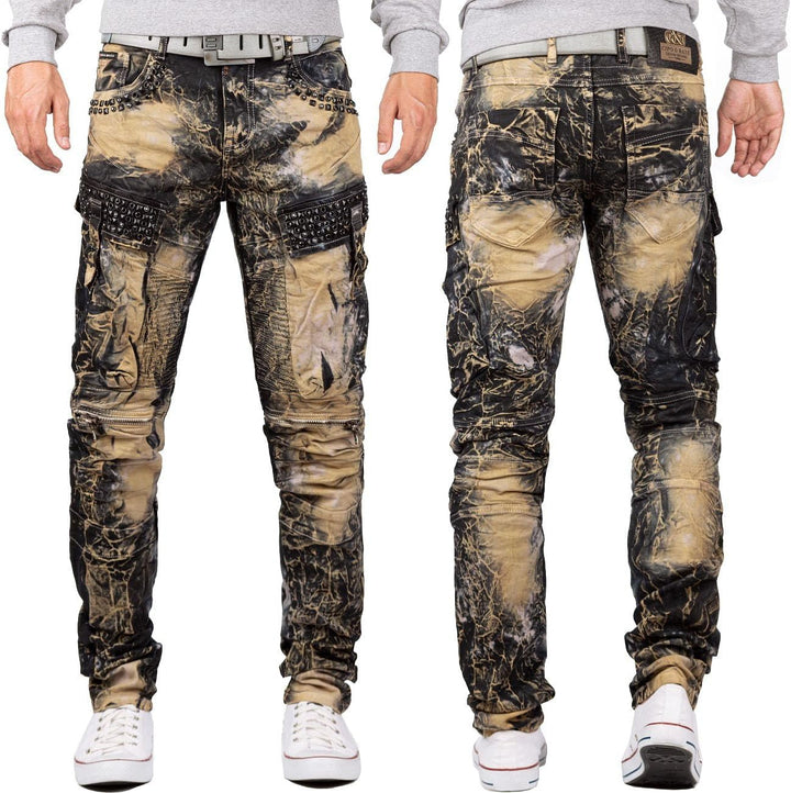 Cipo & Baxx Herren Jeans – Stylische Denim-Mode mit einzigartigem Design, Slim-Fit & Regular-Fit, Bi
