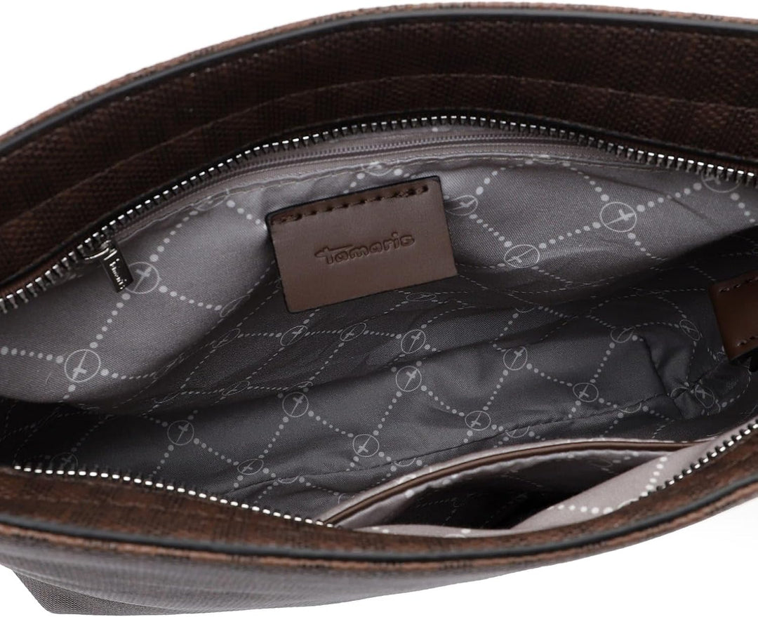Tamaris Umhängetasche Jody 31984 Damen Handtaschen Ornament Einheitsgrösse Brown, Einheitsgrö&#