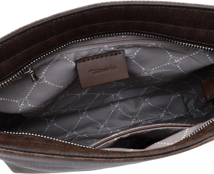 Tamaris Umhängetasche Jody 31984 Damen Handtaschen Ornament Einheitsgrösse Brown, Einheitsgrö&#