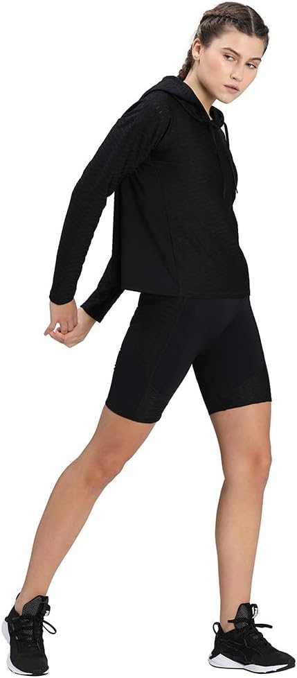 PUMA Damen, Train Flawless Pullover Hoodie T-shirt M Puma Black, M Puma Black