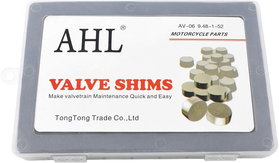 AHL 9.48mm 52pcs 1.20-4.00mm ventil shim ventile einstellen für DL1000 V-Strom 2002-2011 / DR-Z400 2