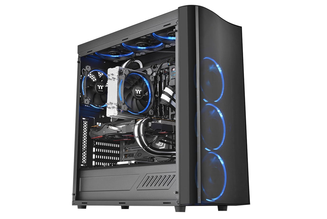 Thermaltake Riing 12 RGB Sync Edition Gehäuselüfter (3 Pack, kompatibel mit ASUS, Gigabyte, MSI, Asr