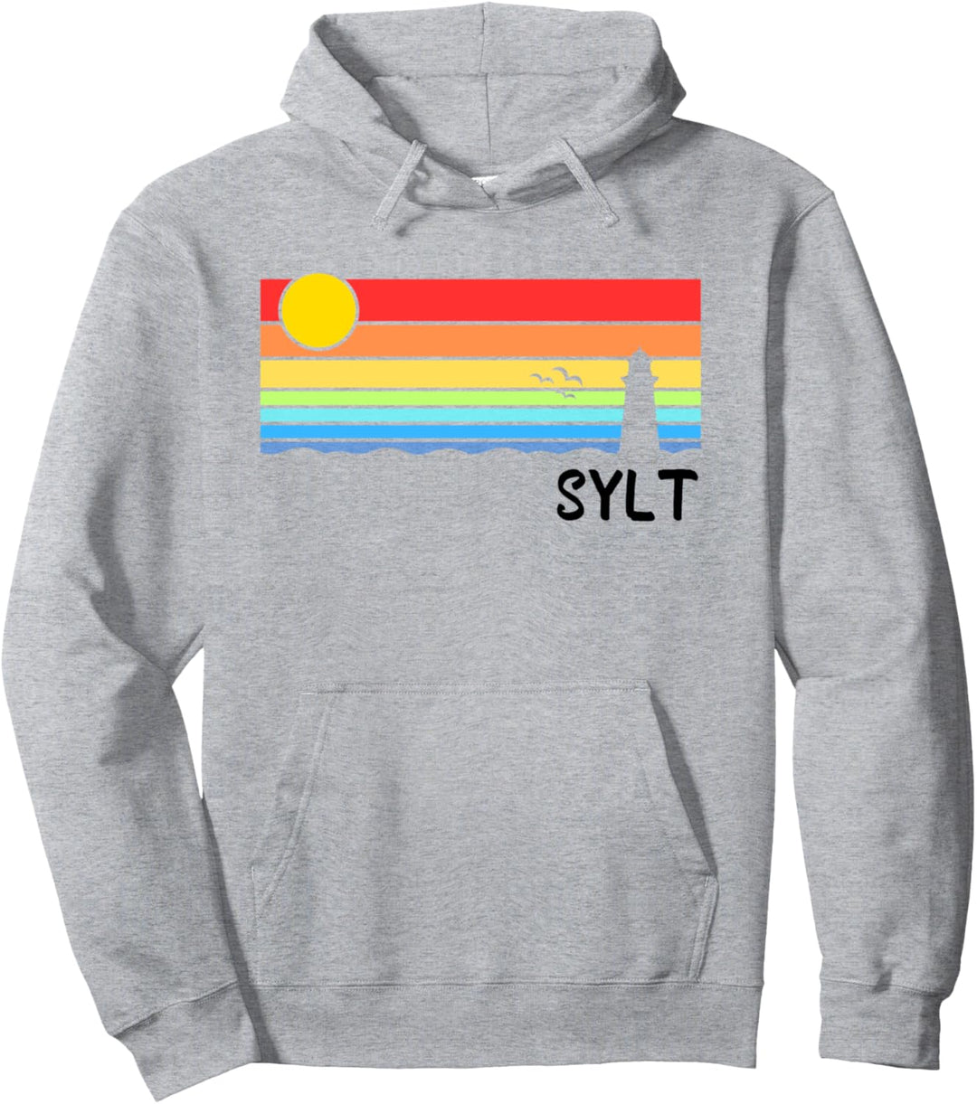 Sylt Sonnenuntergang Design Nordsee Insel Urlaub Sylt Pullover Hoodie