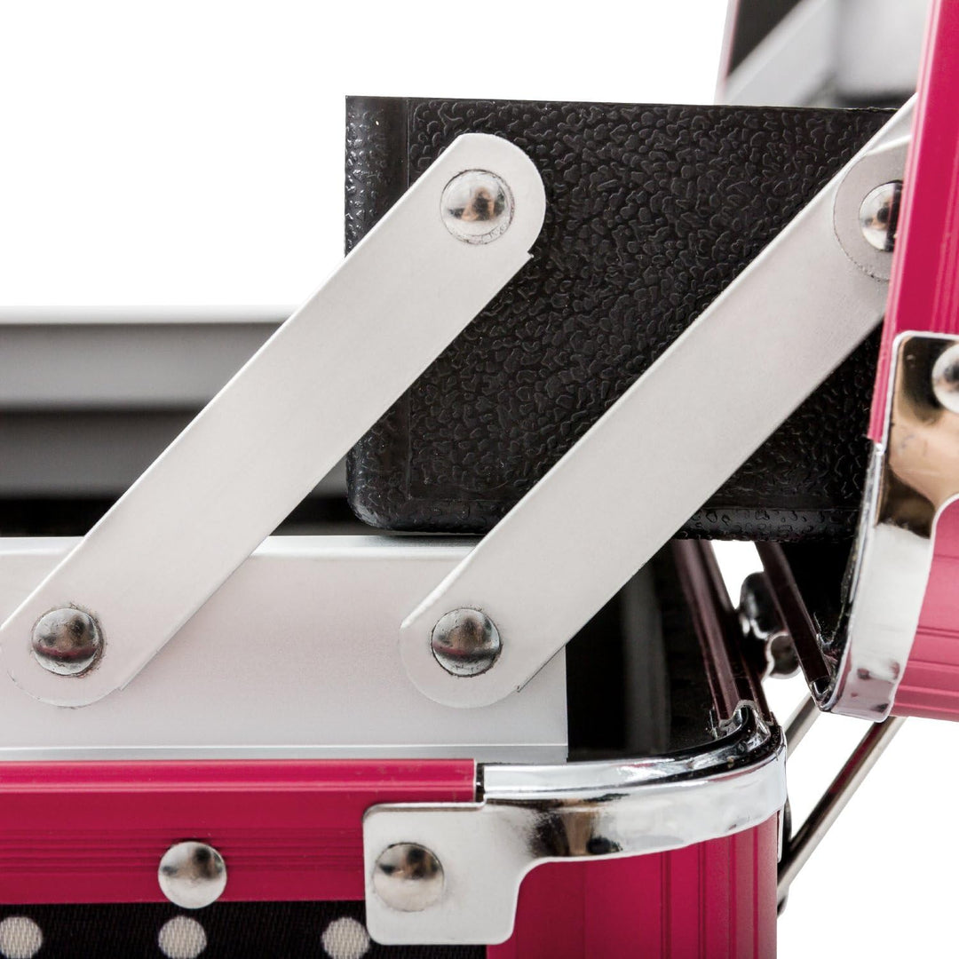 anndora Beauty Case Kosmetikkoffer - Stilvoller Schmuckkoffer, Schminkkoffer mit robustem Aluminiumr
