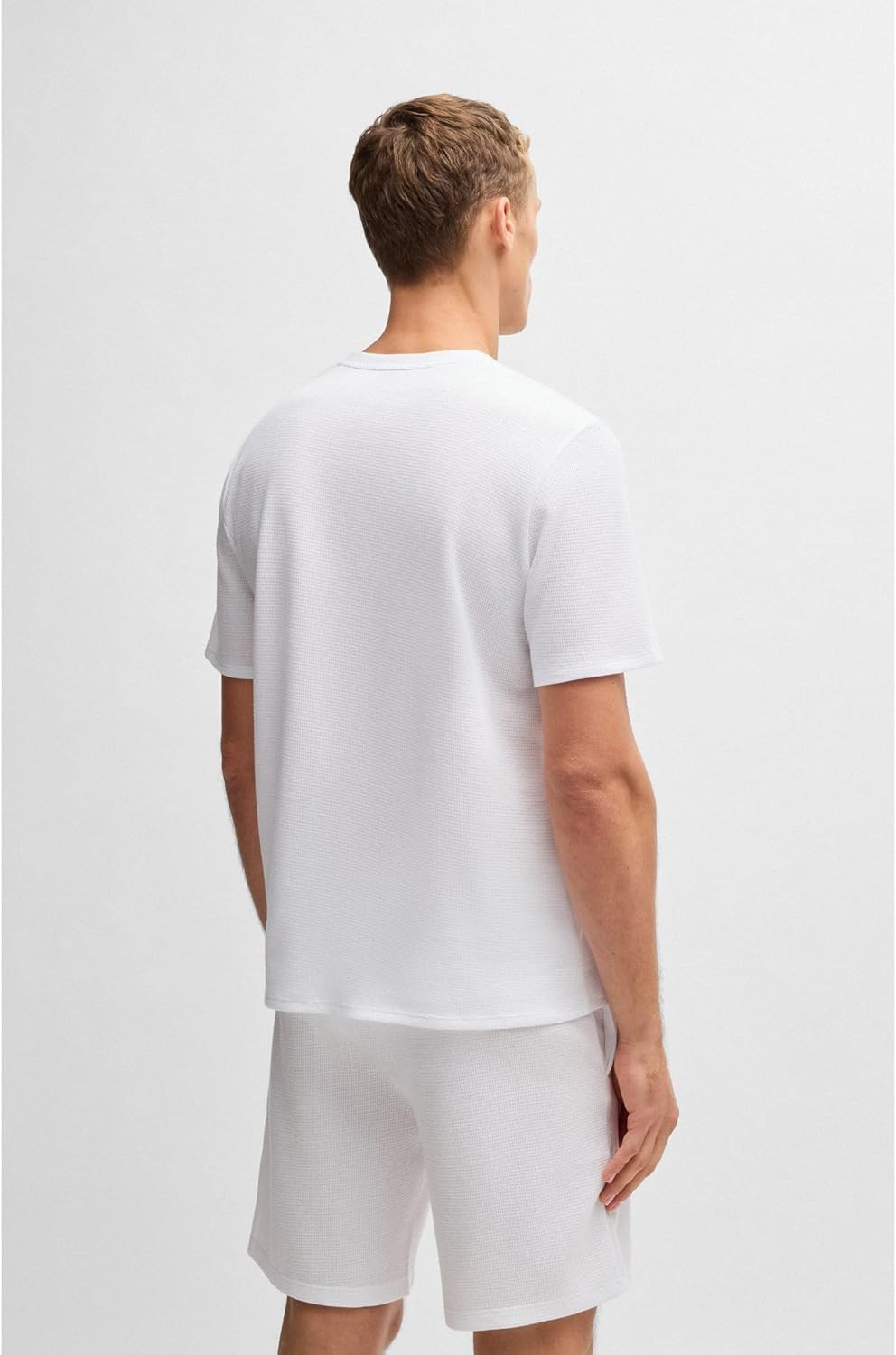 BOSS Herren Pyjama_T_Shirt S 100white, S 100white