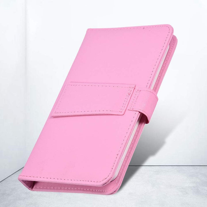 Telefon Universal Wireless Bluetooth Tastatur, Flip Magnetic Leather Travel Tragetasche mit Ständer