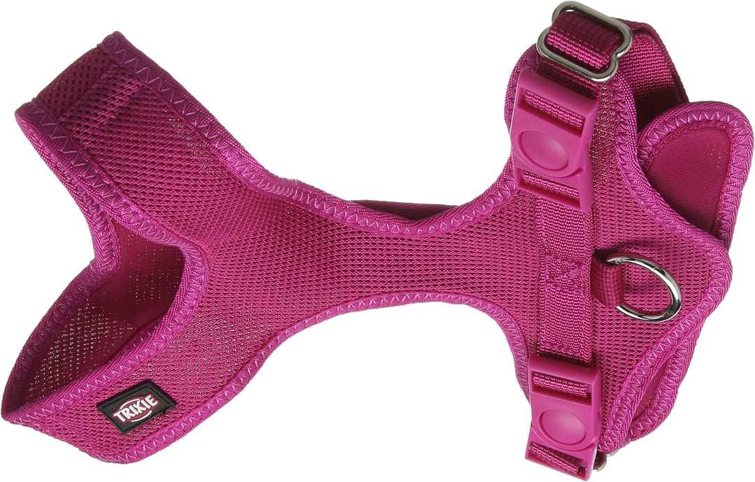 Trixie Soft Hundegeschirr, 33–50 cm x 20 mm, Fuchsia fuchsia 33-50 cm/20 mm (Pack of 1), fuchsia 33-