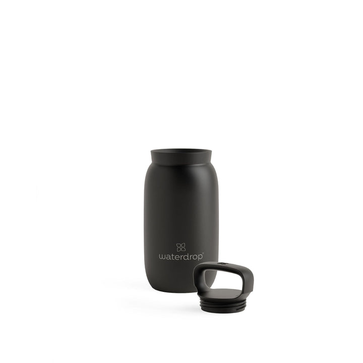 waterdrop® All Purpose Thermobecher 400ml. isolierte Edelstahl Thermosflasche. 24h kalt - 6h/12h hei