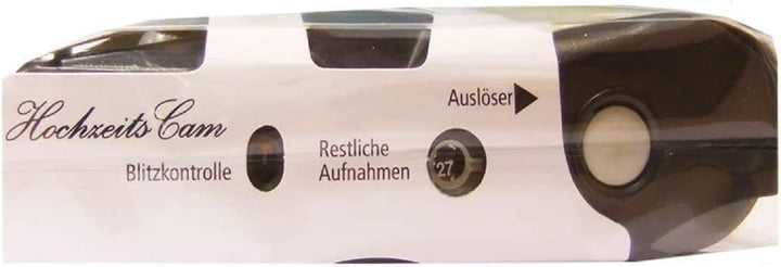 4X 1A Photo PORST Einwegkamera gelbe Hochzeitsrose