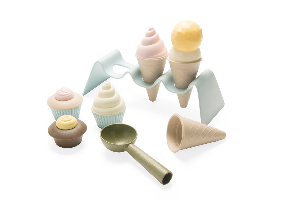 Dantoy - Bio EIS-Set aus Biokunststoff - ab 2 Jahren - Nachhaltiges - 11-teilig - Drinnen & Draussen