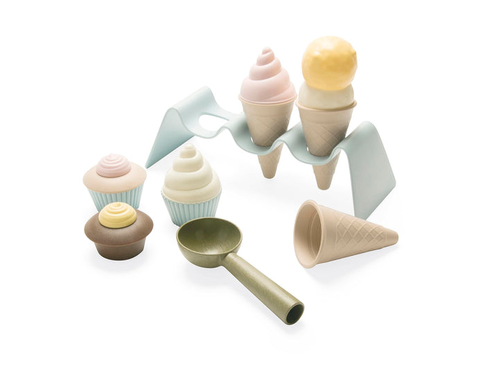 Dantoy - Bio EIS-Set aus Biokunststoff - ab 2 Jahren - Nachhaltiges - 11-teilig - Drinnen & Draussen