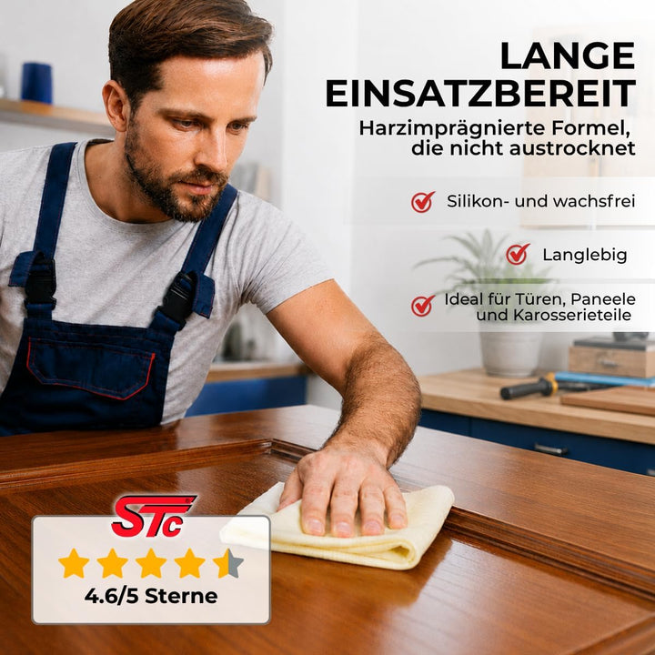 STC Staubbindetuch 10 x 5er Pack (50 Stück) – hochwertiges Honigtuch für Lackierarbeiten – Staubtuch