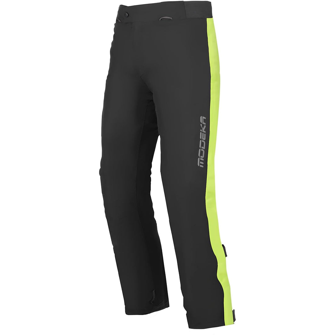 Modeka Hydroflex Motorrad Regenhose, schwarz/neon, S, S